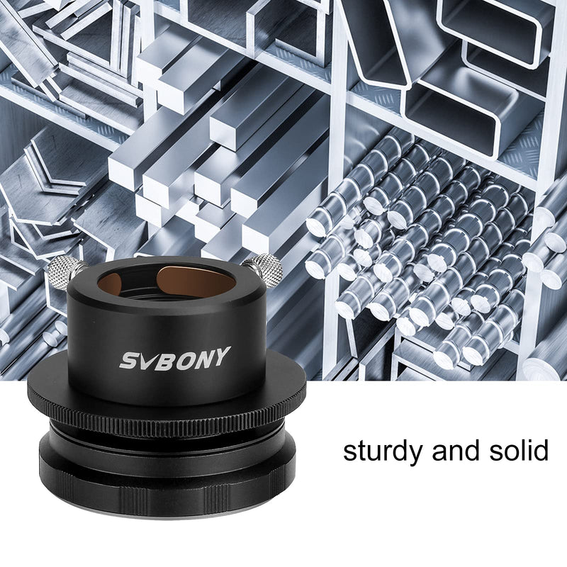 SVBONY SV149 Camera Lens Adapter, for Nikon AF Cameras to 1.25 inch Eyepiece M42 CCD Adapter, for Photography Guiding