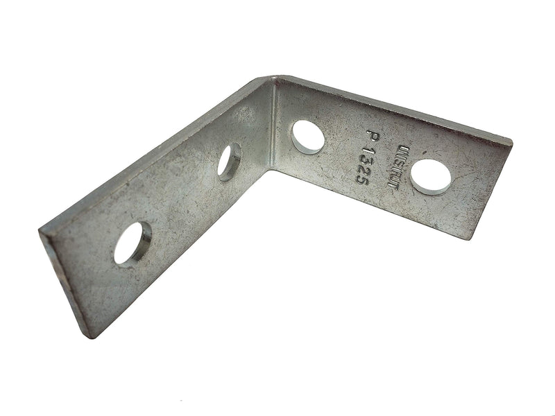 Genuine Unistrut P1325-EG 4 Hole 90 Degree Angle Connector Bracket for All 1-5/8" Strut Channel