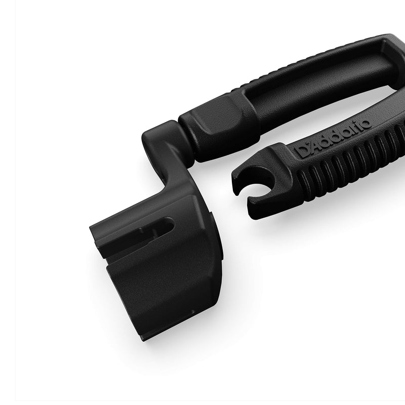 D'Addario Accessories Pro-Winder - Guitar String Winder, Guitar String Cutter, Guitar Bridge Pin Puller - Ultimate Ergonomic All in One Guitar Tool for Restringing - Black Guitar ProWinder