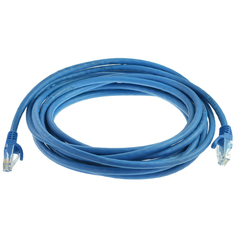 Mediabridge™ Ethernet Cable (25 Feet) - Supports Cat6 / Cat5e / Cat5 Standards, 550MHz, 10Gbps - RJ45 Computer Networking Cord (Part# 31-399-25X) Blue