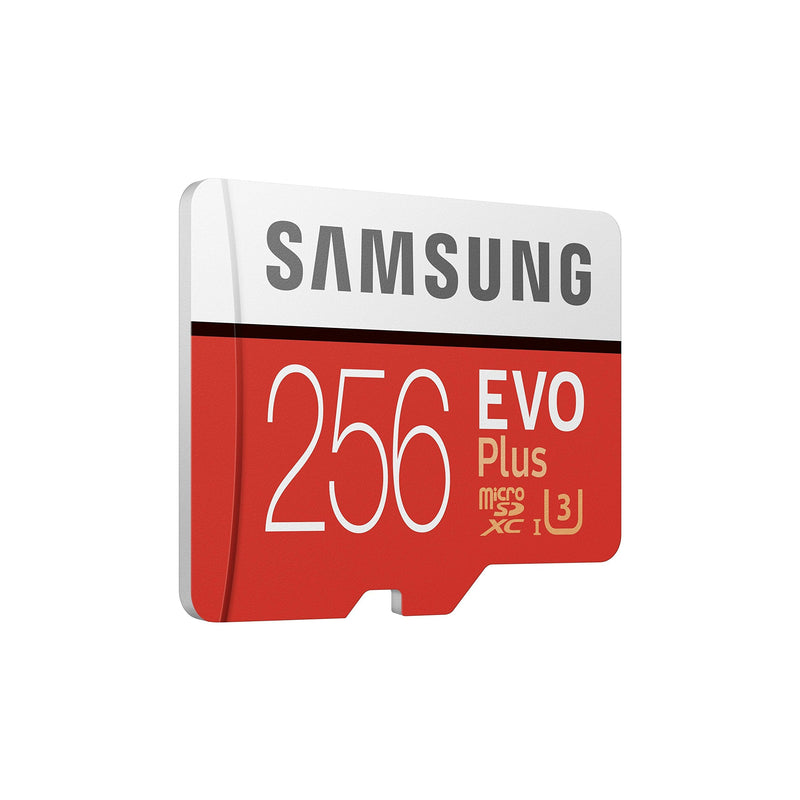 Samsung 256GB EVO Plus Class 10 UHS-I microSDXC U3 with Adapter (MB-MC256GA) 256 GB