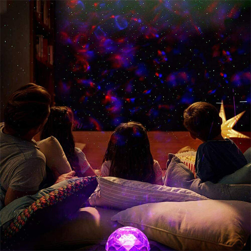 [AUSTRALIA] - Star Projector with Remote Control and Bluetooth Speaker, 2 in 1 Ocean Wave Galaxy Lights for Bedroom, Yora Portable Rechargeable LED Nebula Night Light for Kids 