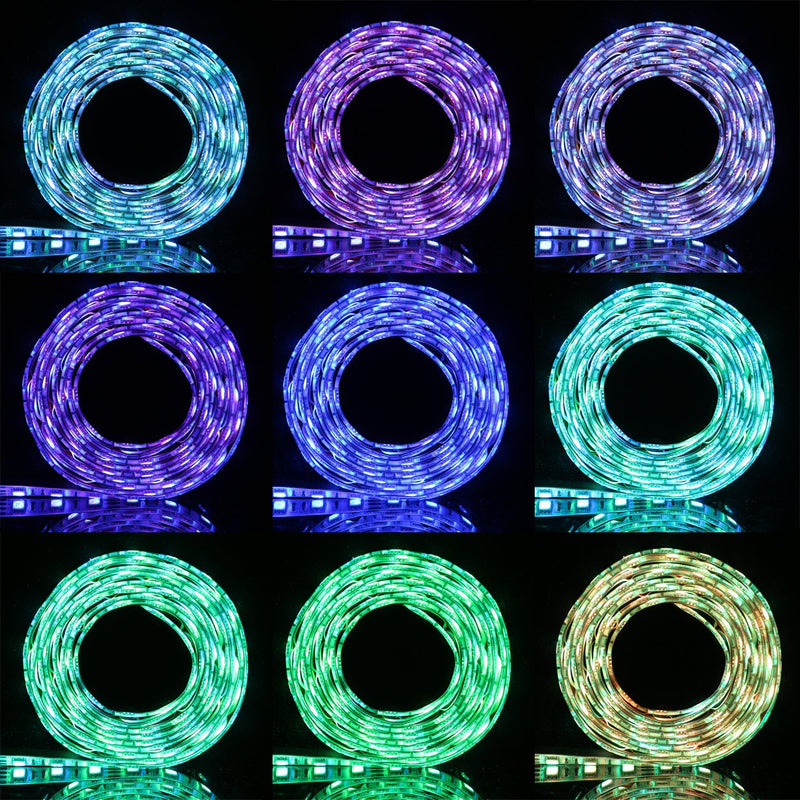 [AUSTRALIA] - Led Light Strips Sunsbell USB Powered LED Rope Lights Waterproof Flexible SMD 5050 LED Strip Lights (200cm/6.56 ft, RGB) 200cm/6.56 ft Rgb (Red, Green, Blue) 