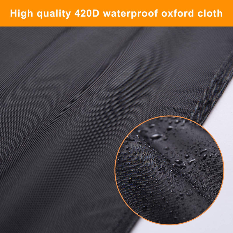 Waterproof Computer Monitor Dust Cover, Luxiv Black Full Body Cover for Computer Screen Anti-Static LCD-Silky HD Panel Dust Cover (Black, 21W X 14H X 3.5D)