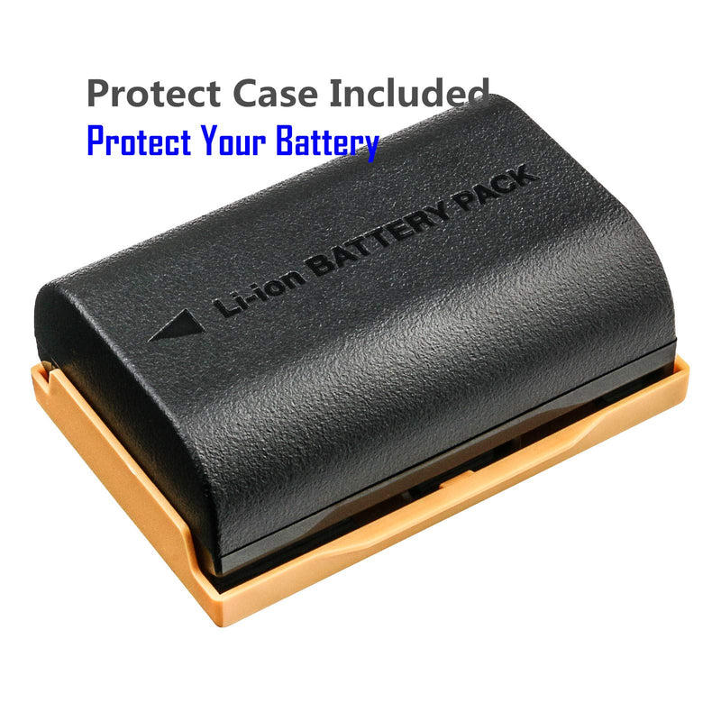 [AUSTRALIA] - Kastar Battery (X2) + LCD Slim USB Charger for Canon LP-E6 LP-E6N, EOS 60D 60Da EOS 70D XC10 EOS 5D Mark II 5D Mark III 5D Mark IV, EOS 5DS 5DS R, EOS 6D 7D Mark II, BG-E14 BG-E13 BG-E11 BG-E9 BG-E7 B 