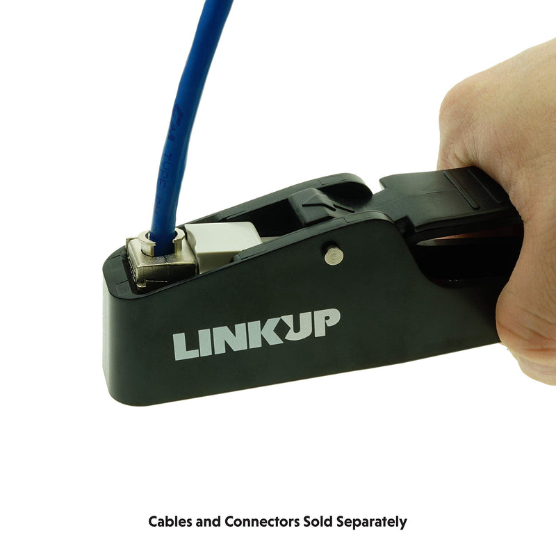LINKUP - Easy Press Jack Tool for LINKUP Cat8 / Cat6A RJ45 Field Termination | Ethernet LAN Network | for LINKUP Cat8 Keystone Jack Connectors (KS-TLC8S-XX) Press Tool Press Tool for Keystone