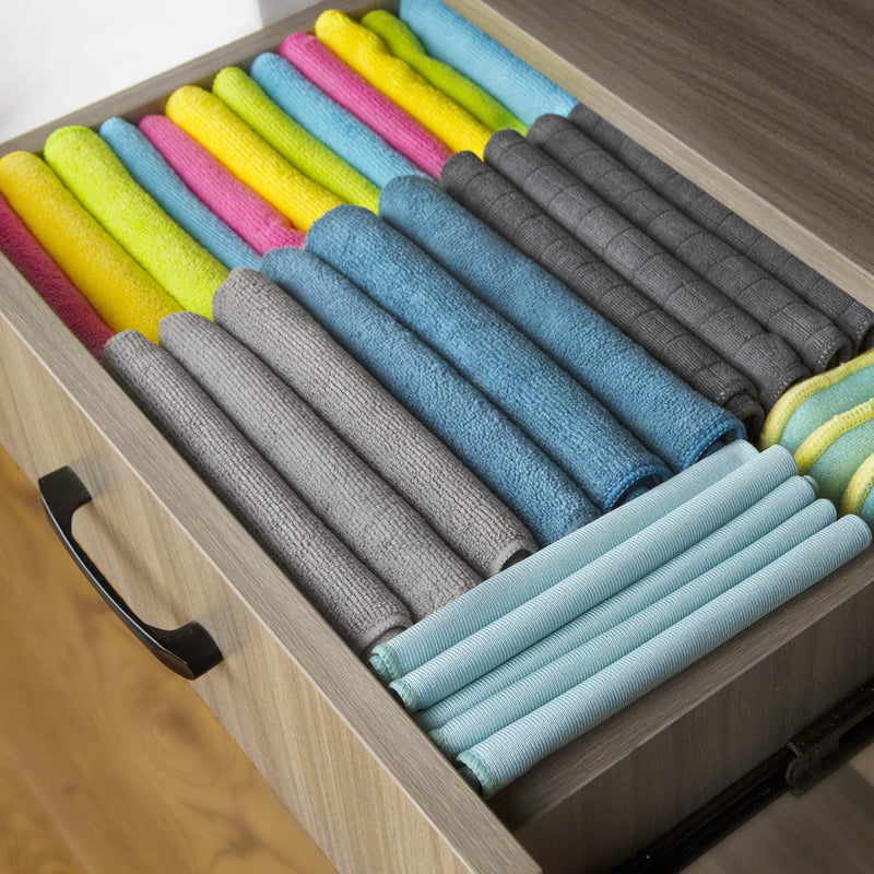 MR.SIGA Microfiber Cleaning Cloth, All-Purpose Cleaning Towels, Pack of 6, Size 13.8 x 15.7 in