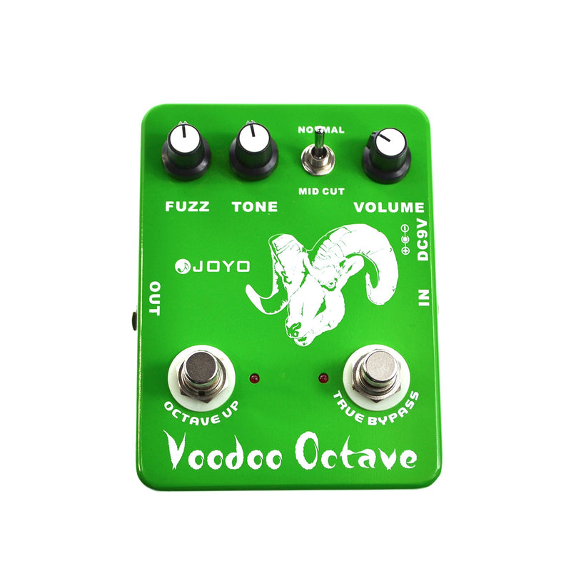 [AUSTRALIA] - JOYO JF-12 Voodoo Octave Fuzz & Octave Effect Pedal added"Mid-cut" Switch for Electric Guitar Germanium Fuzz 60's Rock Effect True Bypass 