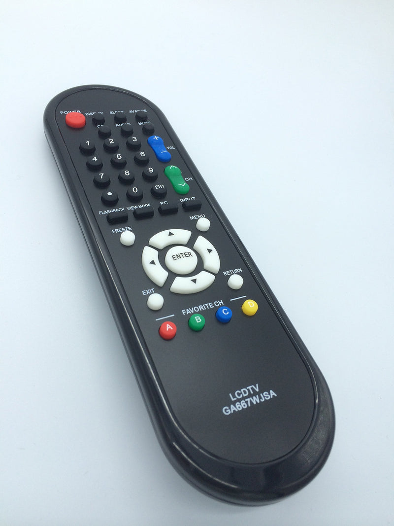 New GA667WJSA RRMCGA667WJSA Replaced Remote Fit for Sharp TV LC-32D44 LC-32D44U LC-32D47 LC-32D47U LC-32D47UA LC-32D47UN LC-32D47UT LC-32D49 LC-32D49U LC-32M44 LC-32M44l LC-32SB21 LC- 32SB21U