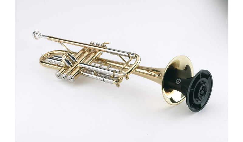 K & M 15213 Portable Trumpet Stand Holder Metal 5 Leg Foldable (15213.077.55) Black