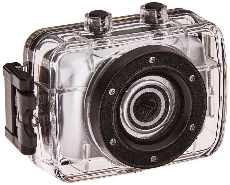 Proscan PAC100 Waterproof Sports & Action Video Camera, Silver