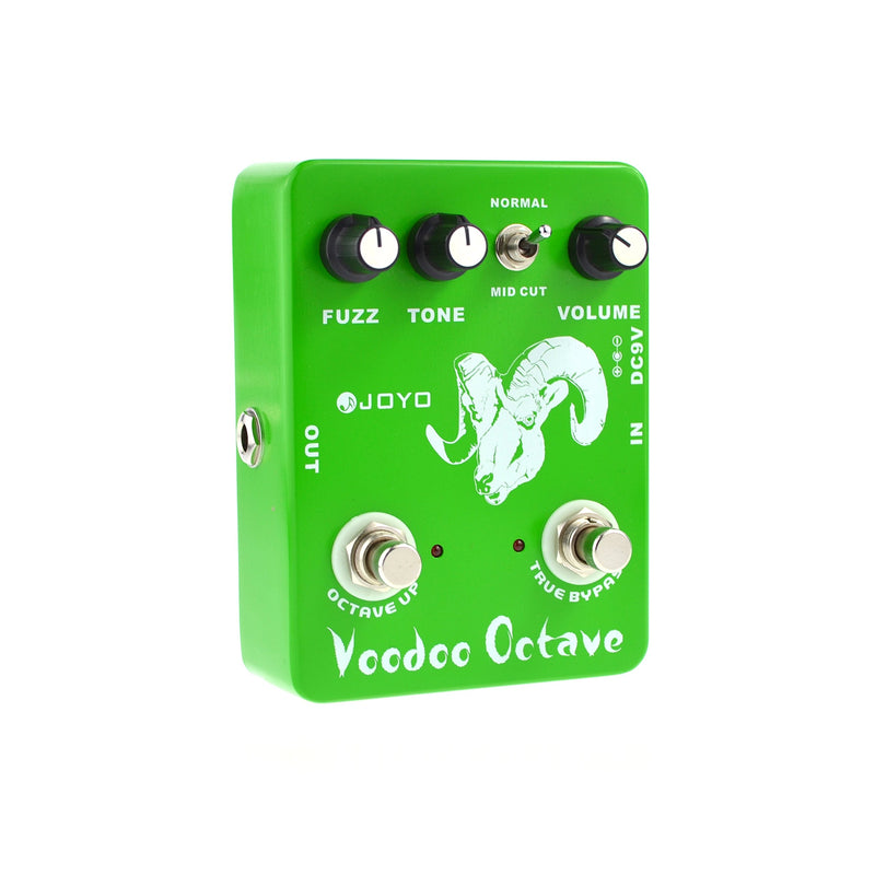 [AUSTRALIA] - JOYO JF-12 Voodoo Octave Fuzz & Octave Effect Pedal added"Mid-cut" Switch for Electric Guitar Germanium Fuzz 60's Rock Effect True Bypass 