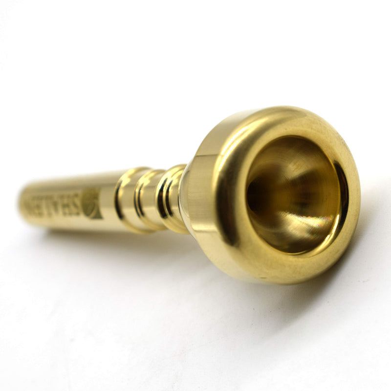 Trumpet Mouthpiece 3C Brass Instruments Mouthpiece For Embouchure Made of Brass Gold Plate 3C Top Notch 3C Mouthpiece- SHALEN (Torch - 3c) Torch - 3c