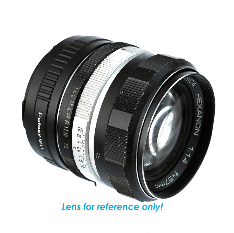 Fotasy Konica AR Lens to Leica L Adapter, Konica AR Leica T Adapter, Konica AR Leica SL Adapter, Konica AR Panasonic S, Konica AR Sigma L, fit Leica SL TL2 TL T & Panasonic Lumix S1 S1H S1R Sigma fp Konica AR - Leica L