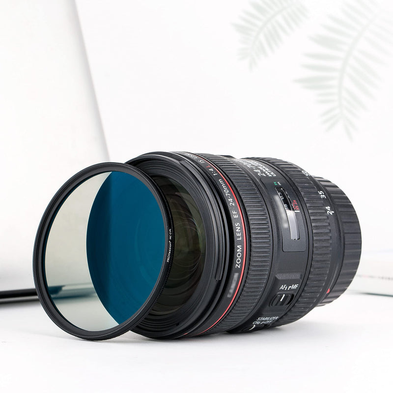 PROfezzion 77mm Circular Polarizer Filter for Canon EF 16-35mm f4L, EF 24-70mm f4L/Nikon AF-S 16-35mm f4G, Ultra Slim Multi-Coated Circular Polarizing Filter 12 Layers CPL Camera Lens Filter