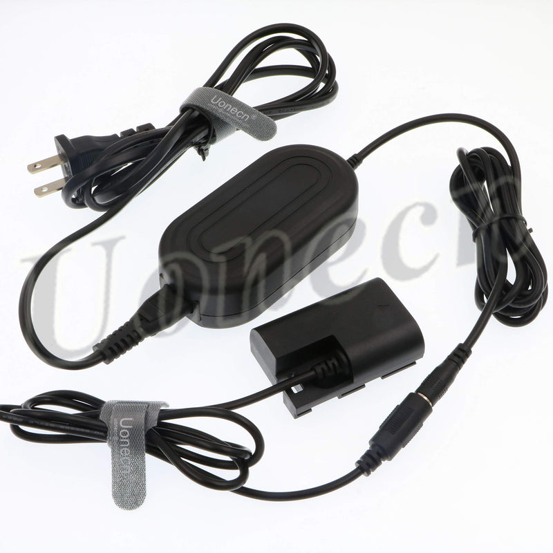 Uonecn ACK-E6 AC Power Adapter Fully-Decoded Replacement Kit for Canon EOS 5DS, 5DS R, 5D Mark II, 5D Mark III, 5D Mark IV, 60D, 60Da, 6D, 70D, 7D, 7D Mark II, 80D,EOS R DSLR Digital Cameras