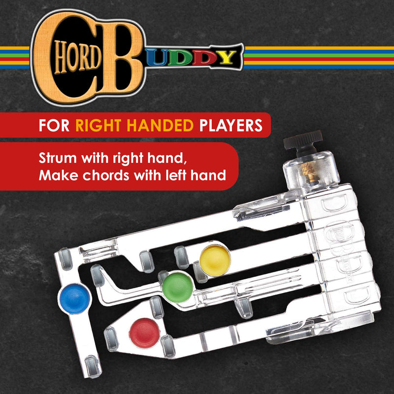 [AUSTRALIA] - ChordBuddy “MADE IN THE USA” - Guitar Learning with Songbook, Lesson Plan, App, and Right Handed ChordBuddy 