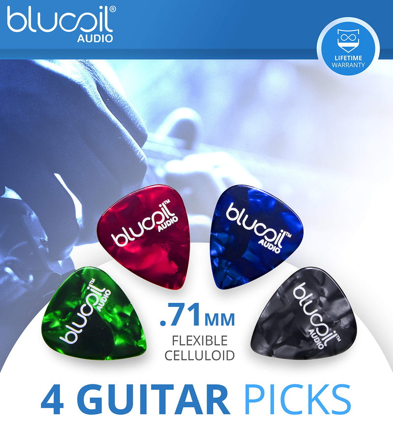 [AUSTRALIA] - BOSS AB-2 2-Way Selector Pedal with Silent Switching Bundle with Blucoil 2-Pack of Pedal Patch Cables, 4-Pack of Celluloid Guitar Picks, and 4 AAA Batteries 