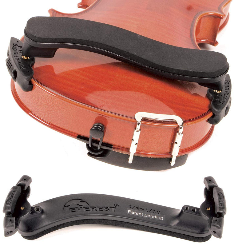 Everest EZ1A Easy Model Violin Shoulder Rest 1/4 - Black