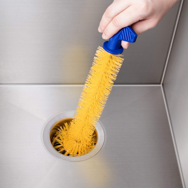 Mr. Scrappy Universal Garbage Disposal Brush, Sturdy Grip Handle, 11-Inches