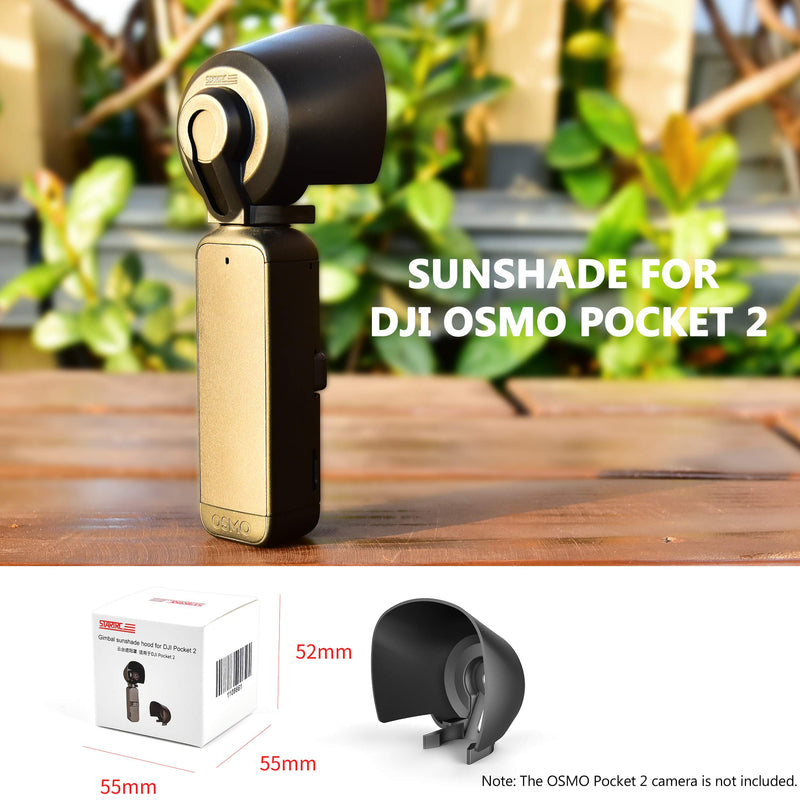 STARTRC OSMO Pocket 2 Lens Sun Hood Sunshade Cover Prevent Glare Protective Caps for DJI OSMO Pocket 2 Handle Gimbal Camera Accessories