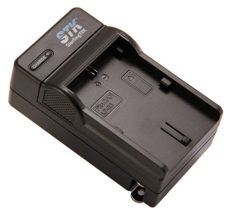 STK LP-E6 Charger for Canon EOS 5D Mark II III and IV, 70D, 5Ds, 6D, 5Ds, 80D, 7D and 7D Mark II, 60D Cameras, LP-E6 Battery, LC-E6 Charger