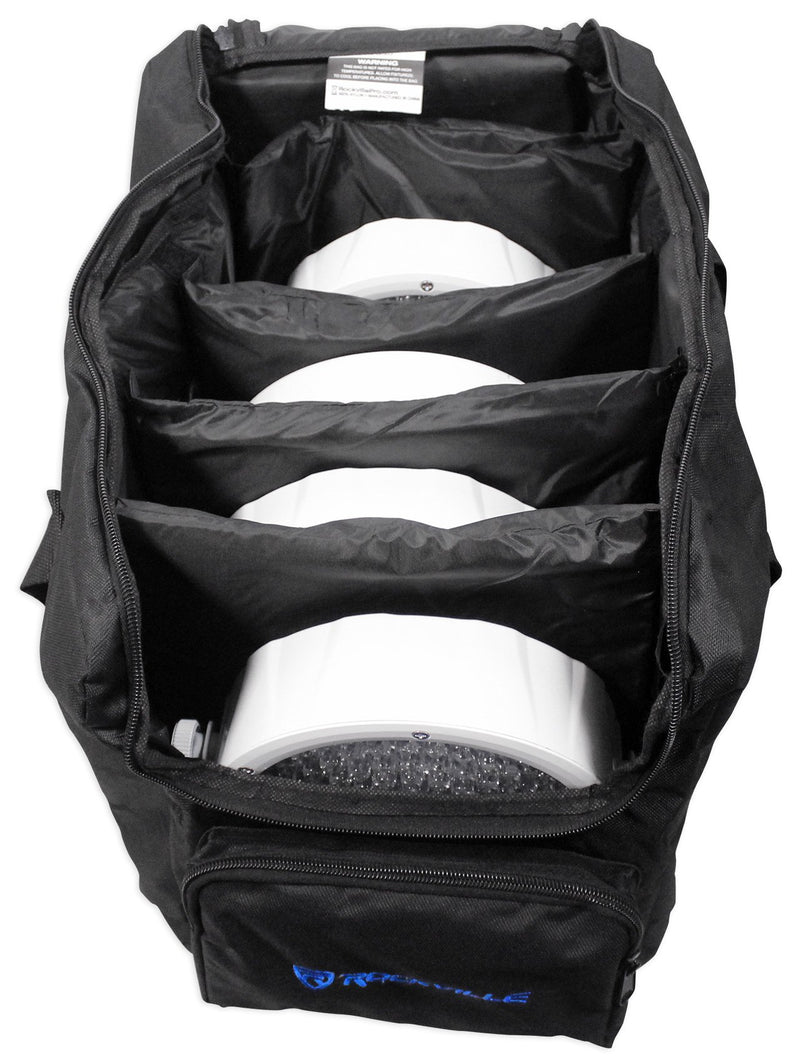 Rockville RLB30 Bag for 4 Slim Par Chauvet/ADJ Lights+Controller+Accessories (4) Slim Par Chauvet/ADJ Lights