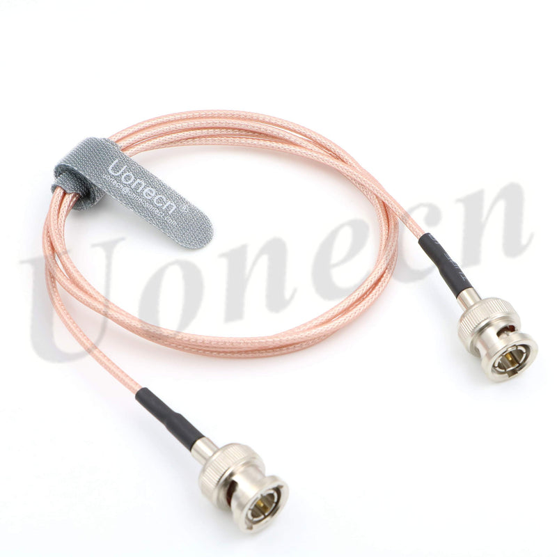 [AUSTRALIA] - Uonecn MegaFlex HD-SDI Cable RG179 BNC Male to BNC 75ohm for Blackmagic HyperDeck Shuttle and BMCC BMPC Hyperdeck Cameras 1M 