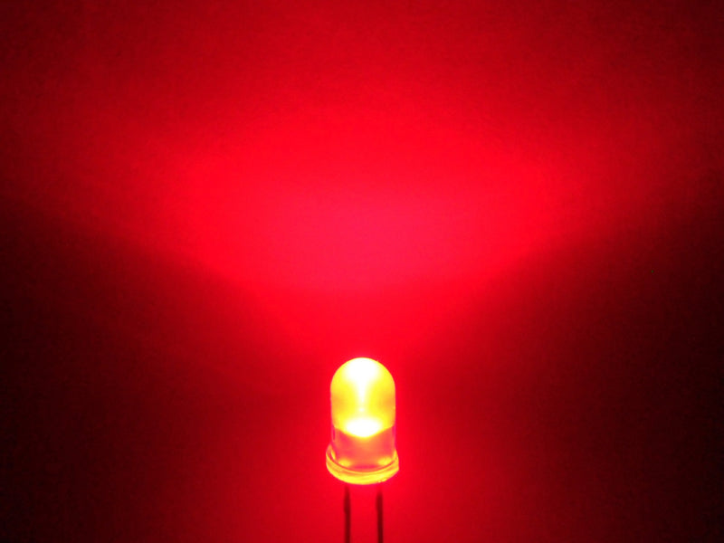 microtivity IL011 5mm Diffused Red LED (Pack of 25)