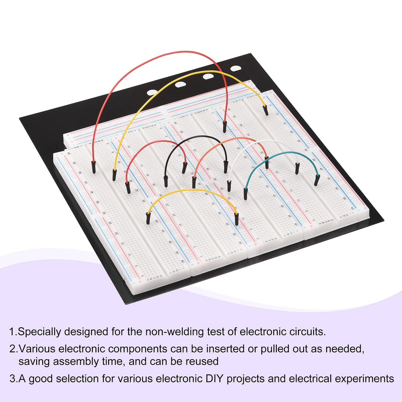 MECCANIXITY Breadboards Kit 3220 Point Solderless Breadboards Set for Proto Shield and Testing 1 Set