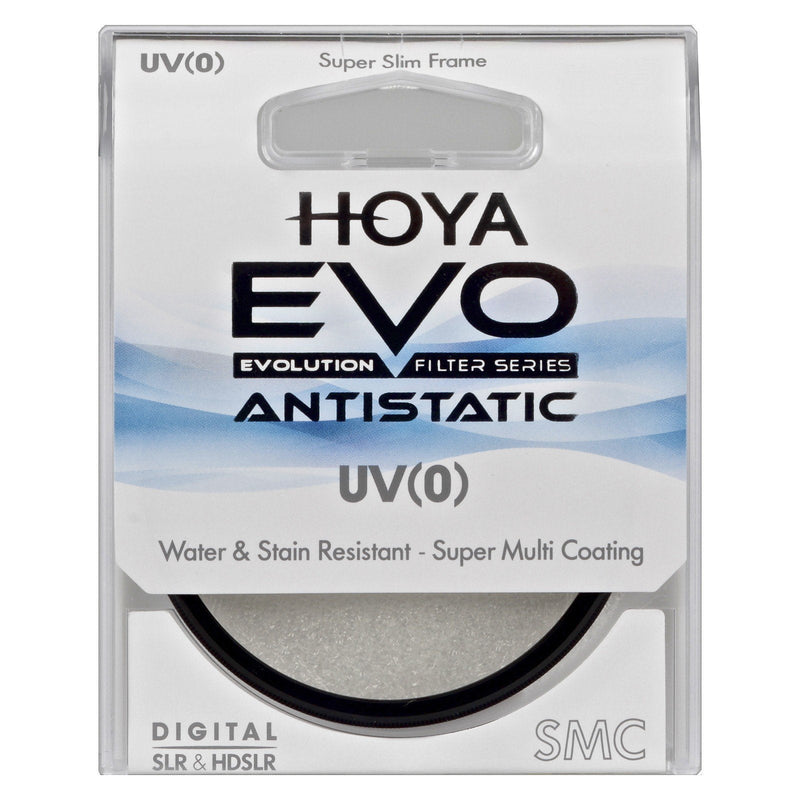 Hoya Evo Antistatic UV Filter - 67mm - Dust/Stain/Water Repellent, Low-Profile Filter Frame