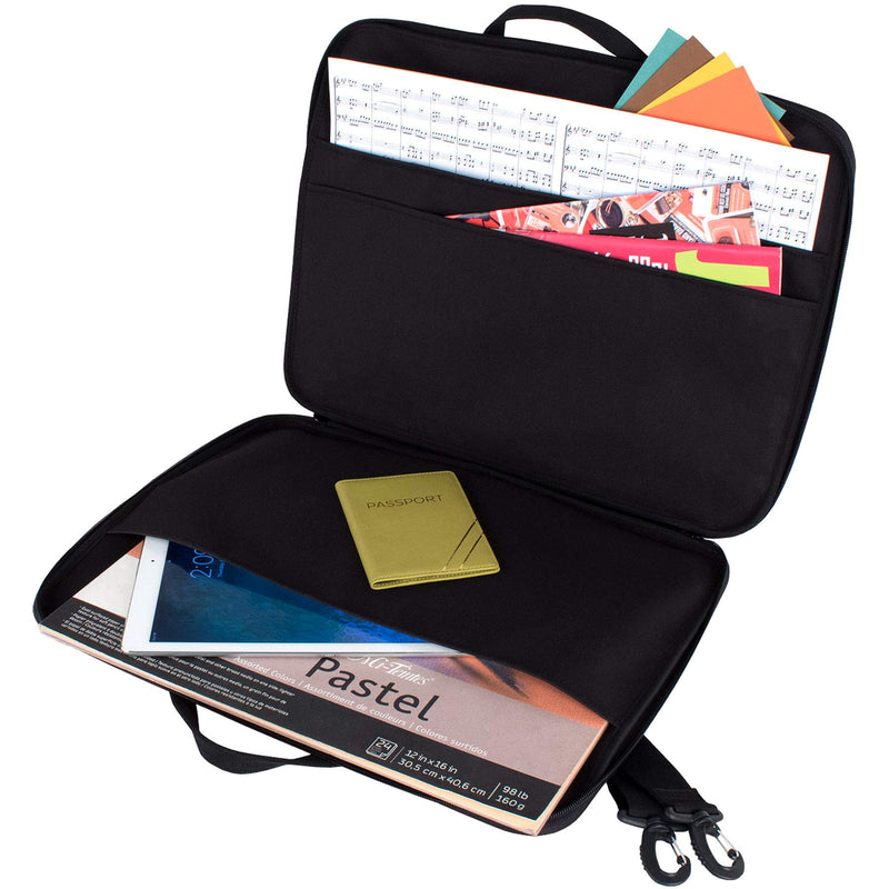 Protec Slim Portfolio Bag, Size Large (P6) , Black