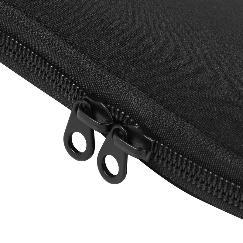 Zipper Phone Sleeve Pouch w/Neck Lanyard Compatible for Apple iPhone 12 Pro Max/Huawei Mate 40 Pro / P40 Pro/LG W41 Plus/Motorola G10 G30 / G Power Play/Xiaomi Mi 11 / Redmi Note 9T (Black) Black