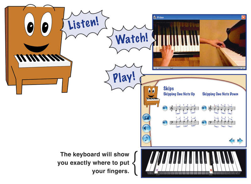 eMedia My Piano - Learn at Home PC/Mac Disc