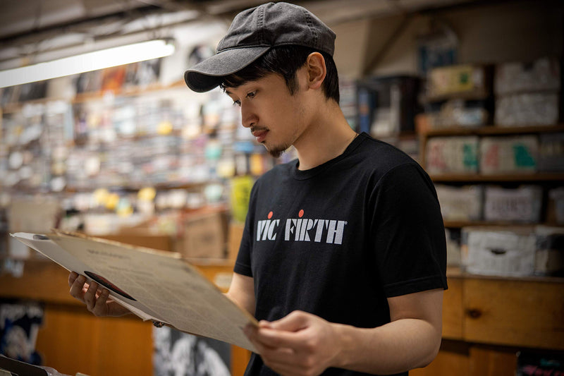 Vic Firth Logo Men's Black T-Shirt S