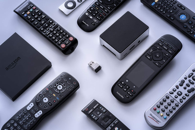 FLIRC USB Universal Remote Control Receiver Silver and black