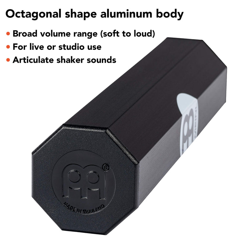 [AUSTRALIA] - Meinl Percussion SH88BK Aluminum Octagonal Shaker, Medium, Black 