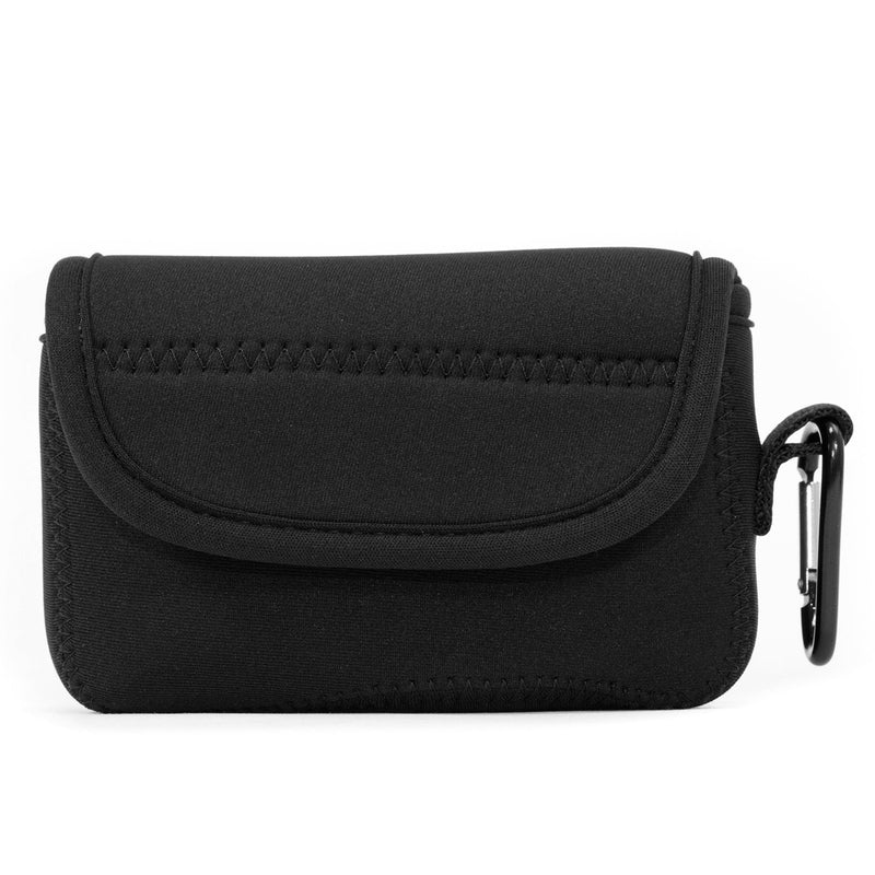 MegaGear Fujifilm X100F, X100T, X100S Ultra Light Neoprene Camera Case, with Carabiner - Black - MG1094