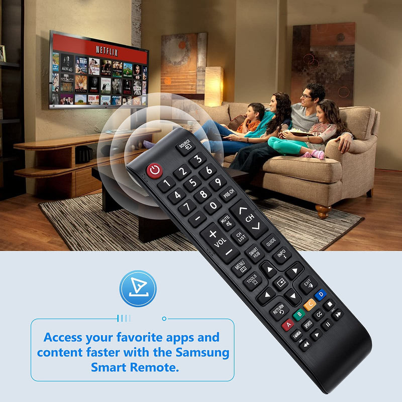 Universal Remote Control for Samsung-TV-Remote All Samsung LCD LED HDTV 3D Smart TVs Models