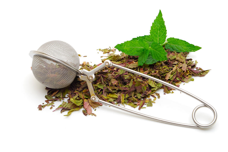 HIC Harold Import Co. HIC Mesh Tea Infuser, 1, Metallic Snap