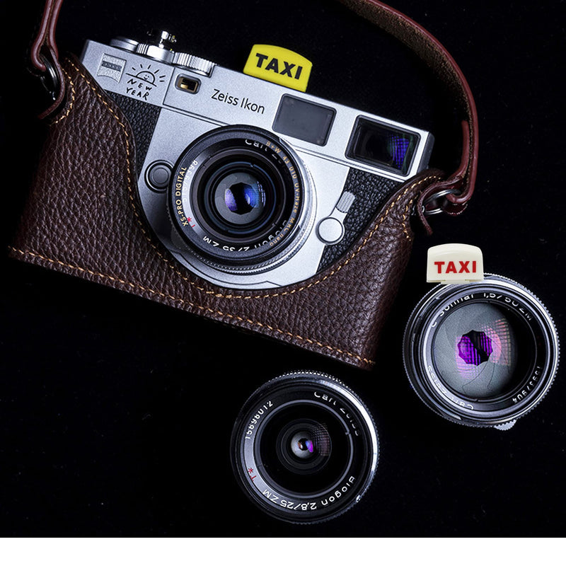 Taxi Shaped Hot Shoe Cap Cover Protector for Canon Nikon Fujifilm xt4 xa7 Pentax Olympus Sony A7R4 A6500 DSLR mirrorless Camera【White】