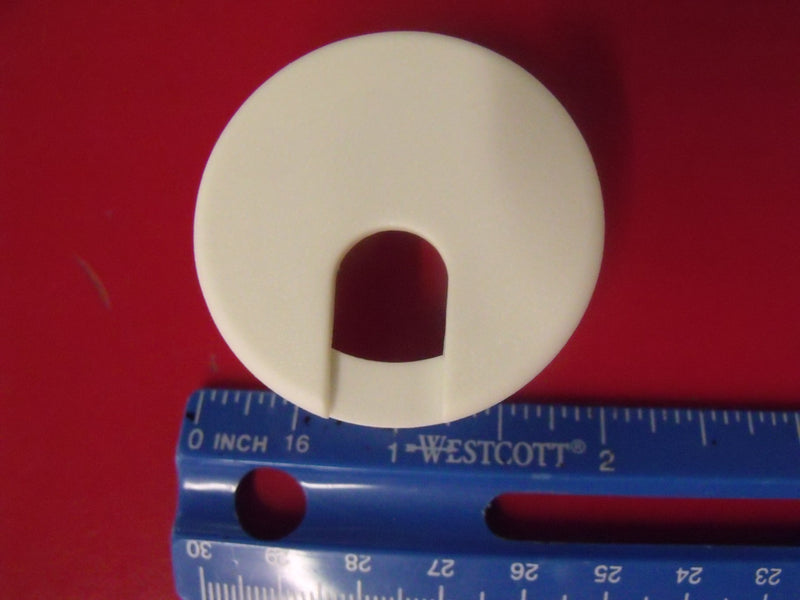 1-1/2" White Desk Grommet (Package of 5)