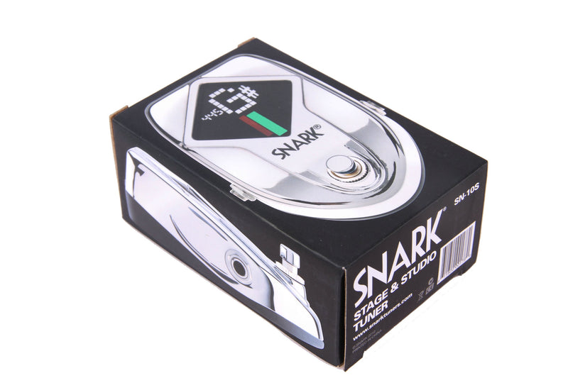 Snark SN10 Stage and Studio Chromatic Pedal Tuner Silver