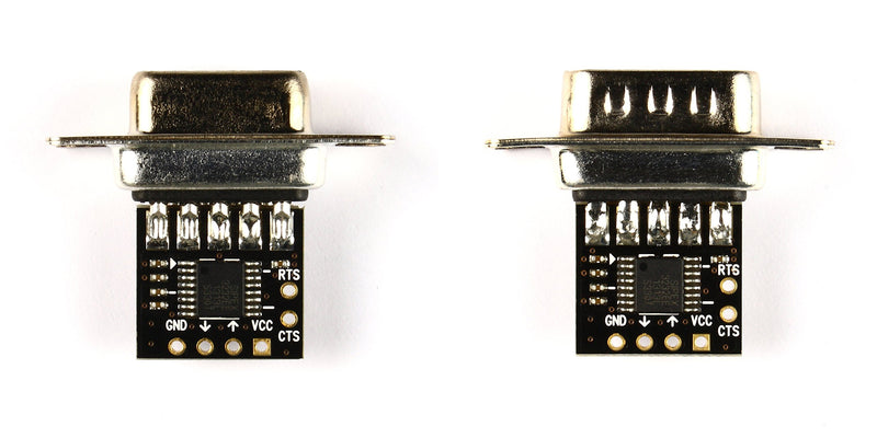 Female & Male Combo - Ultra Compact RS232 to TTL Converter Female & Male Combo (DB9 Connector, 3.3V to 5V)