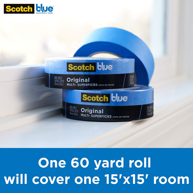 [AUSTRALIA] - ScotchBlue Original Multi-Surface Painter's Tape, .70 inches x 60 yards, 2090, 1 Roll 