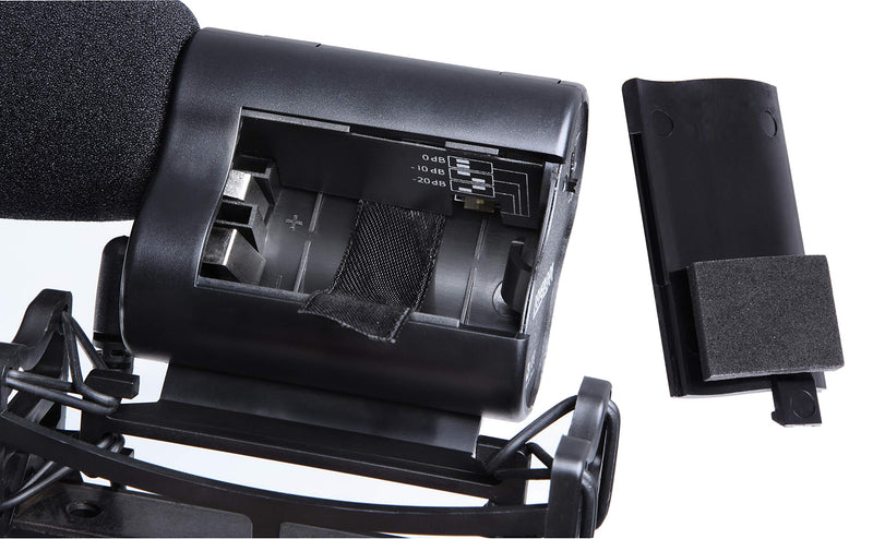 Sevenoak Shotgun Video Microphone Compatible with Nikon D850, D810, D800, D750, D610, D600, D500, D7500, D7200, D7100, D5600, D5500, D5300, D5200, D3500, D3400, D3300, D3200, D4, D5 DSLR Camera