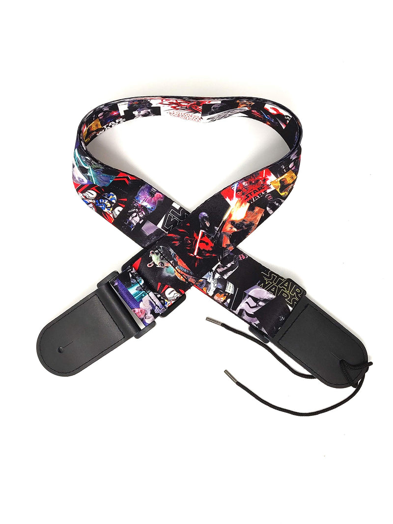 StarWars 2 Inches Wide Guitar Straps | Polyester with genuine leather