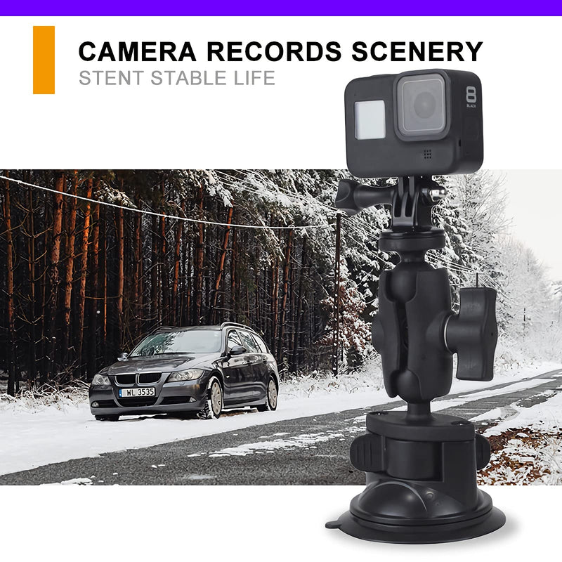 [AUSTRALIA] - Car Windshield Suction Cup Mount for Insta360 ONE X2, ONE X, ONE R, GO 2, GoPro Hero Max Fusin 10 9 Accessories and DJI OSMO Action Camera Dash Cam Holder 