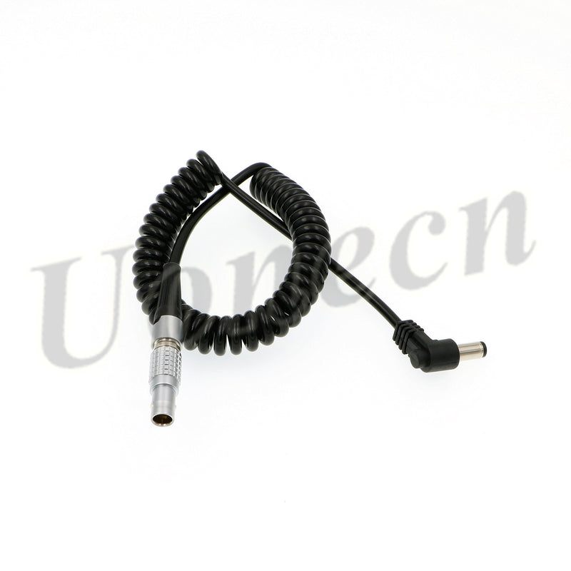 Uonecn ARRI Camera V Mount Anton Cable Straight 2 pin Male to DC Power Cable for DSLR Rig