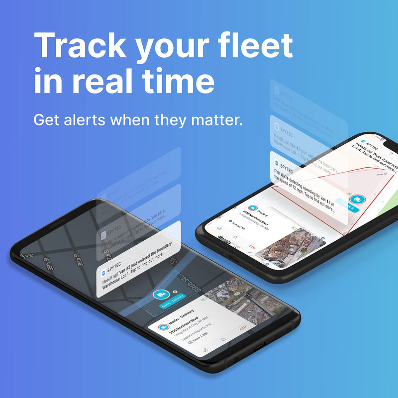 Spytec GPS OBD Vehicle Tracker for Fleet Management, Truck GPS, Commercial Drivers, and Real Time Route Management